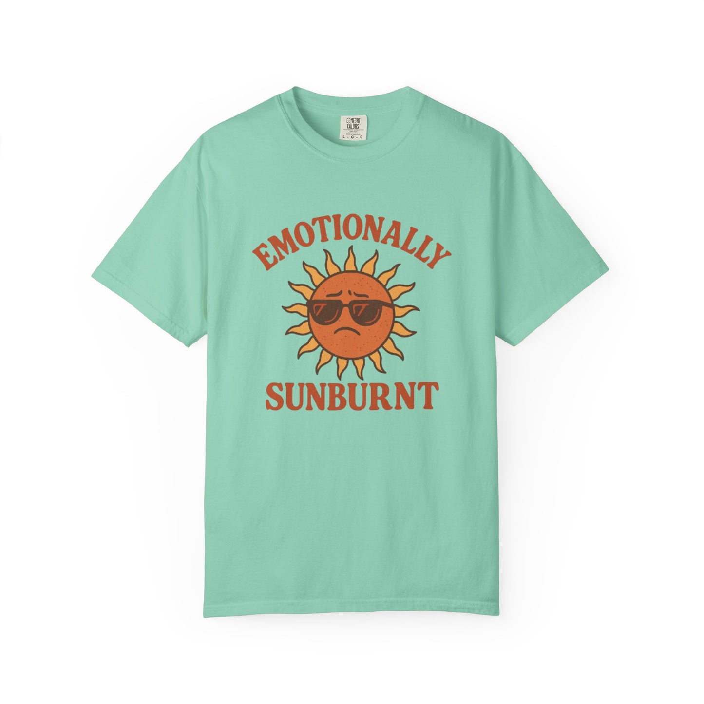 Emotionally Sunburnt Unisex T-Shirt, Funny Summer Tee, Casual Wear, Gift for Beach Lovers, Vacation Shirt, Summer Vibes