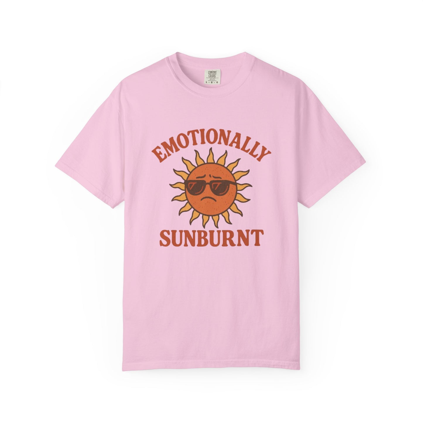 Emotionally Sunburnt Unisex T-Shirt, Funny Summer Tee, Casual Wear, Gift for Beach Lovers, Vacation Shirt, Summer Vibes